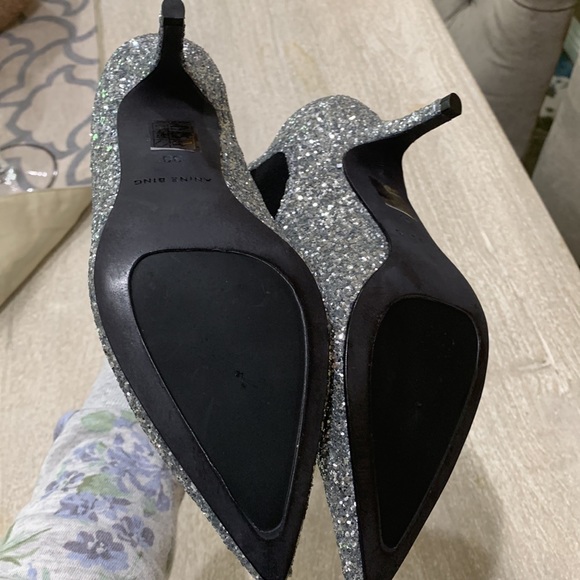 Anine Bing Stevie Silver Glitter boots NWOT - Picture 5 of 11